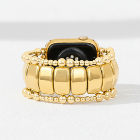 Gold Noir Stretch Armband für Apple Watch