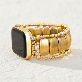 Gold Noir Stretch Armband für Apple Watch