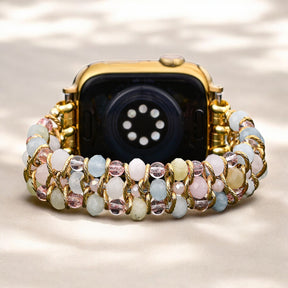 Golden Dawn Geflochtenes Stretch Apple Watch Armband