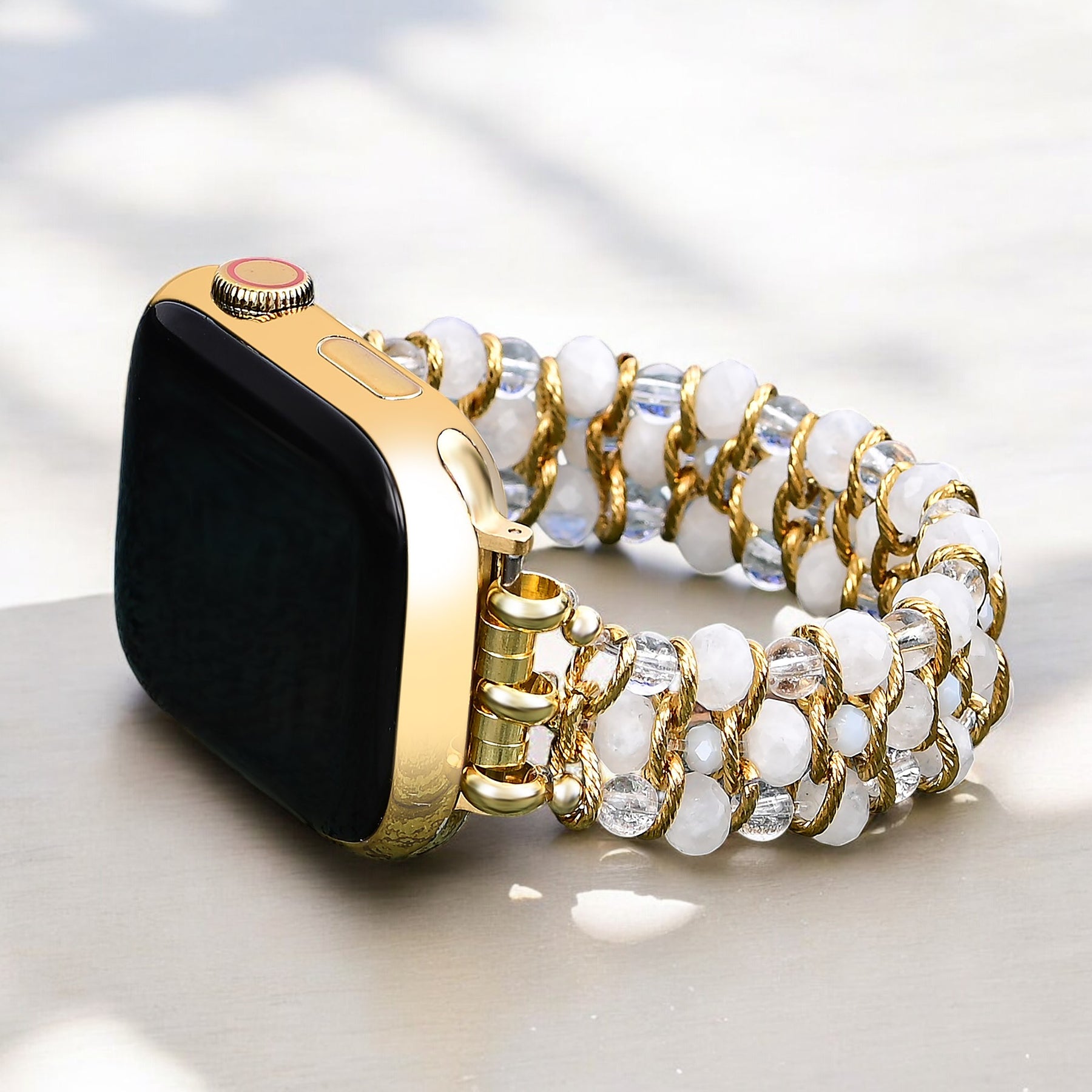 Bracelet tressé Moonlight Goddess pour Apple Watch