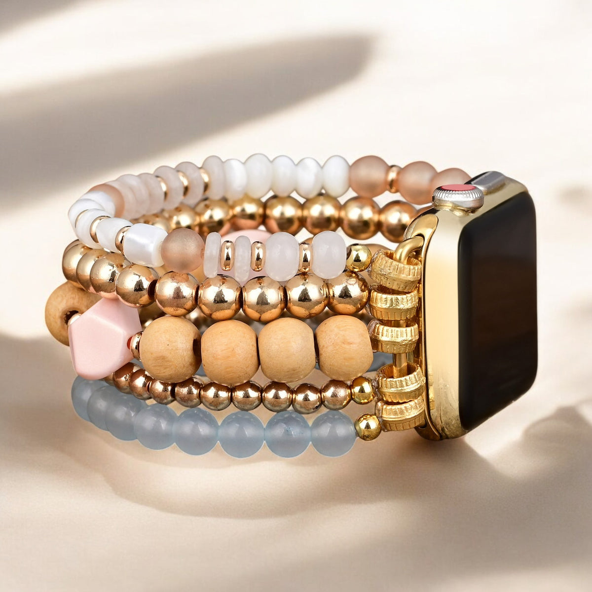 Apricot Mist Stretch Apple Watch Armband