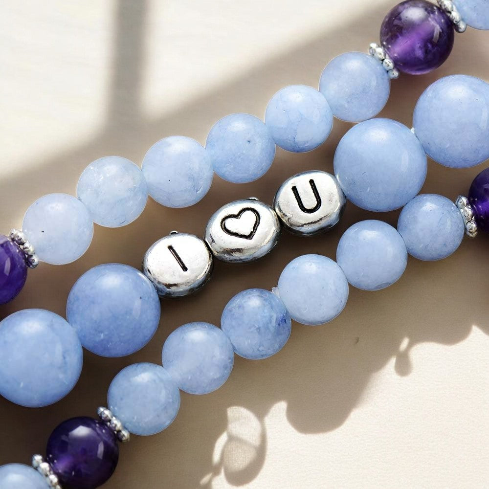 Bracelet extensible Aquamarine Love Apple Watch