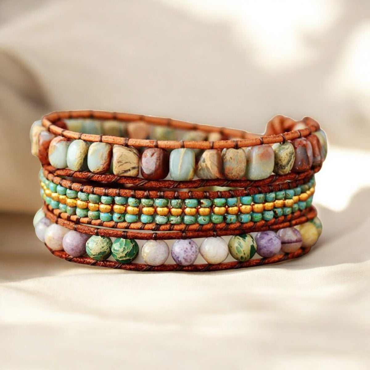 Böhmisches Prinzessinnen-Wickelarmband