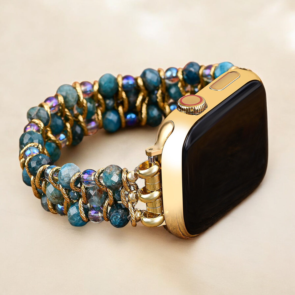 Bracelet tressé extensible Crystal Shores pour Apple Watch