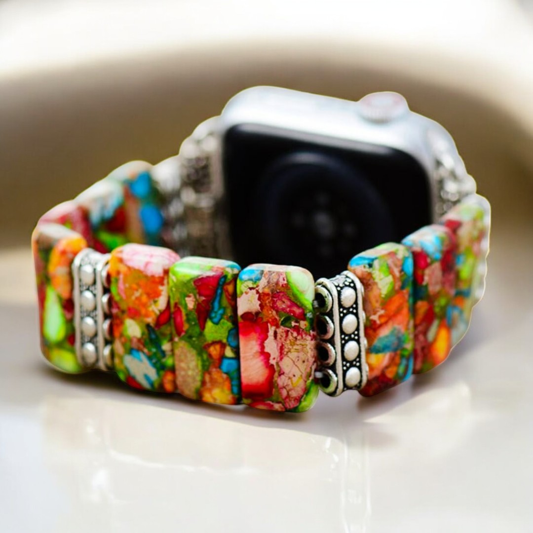 Chic Flower Stretch Apple Watch Armband
