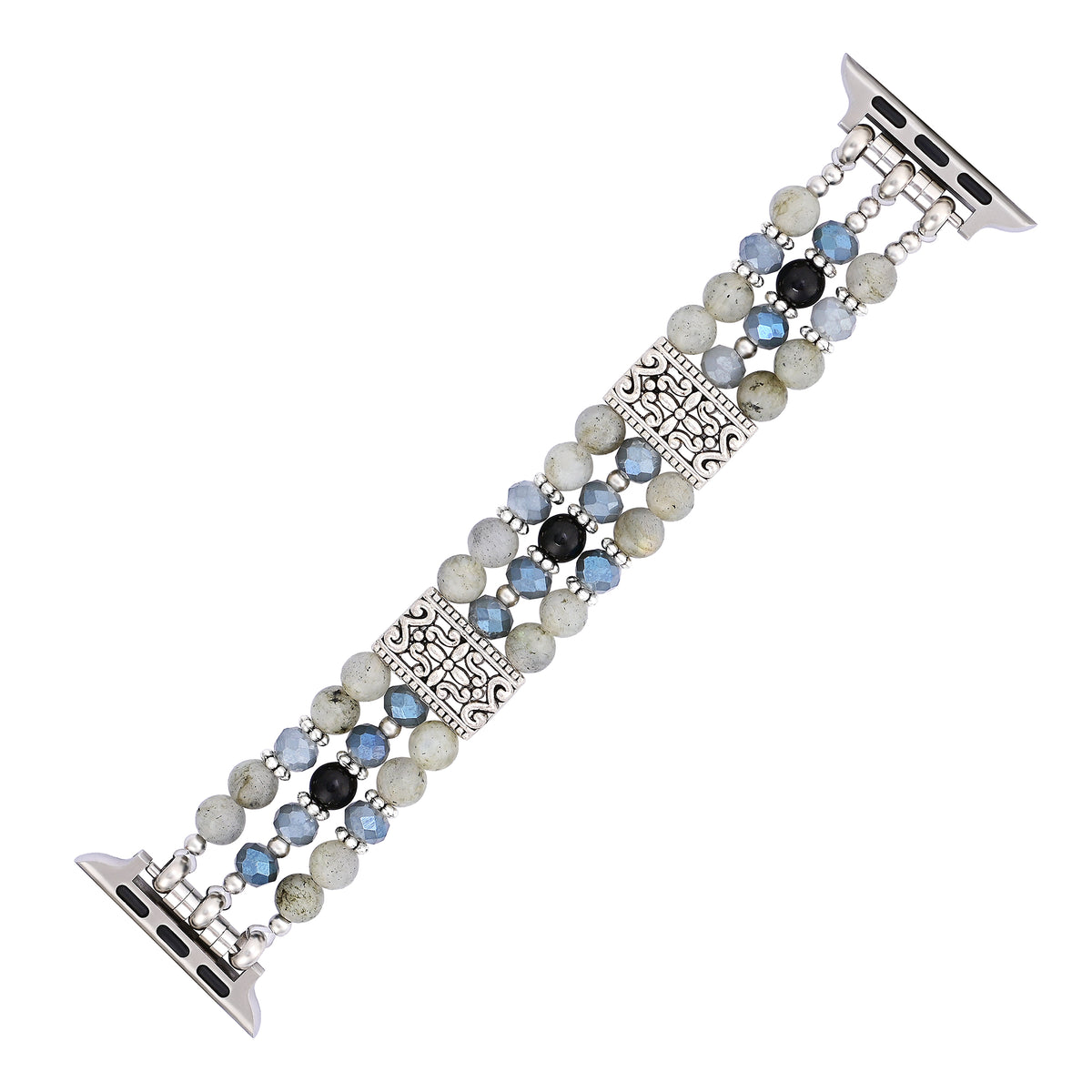 Artisanales Labradorit Indigo Stretch Apple Watch Armband
