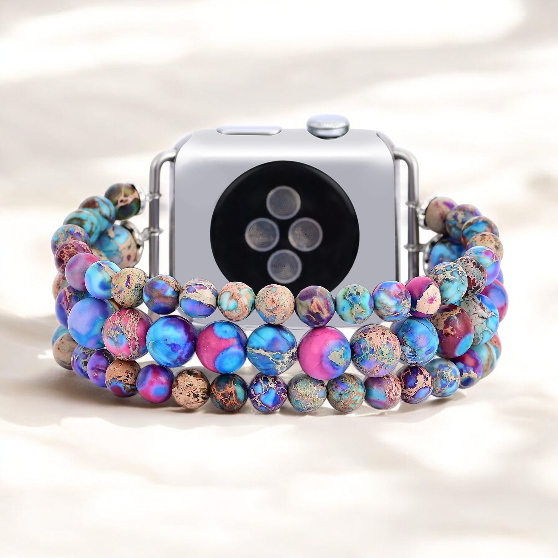Wisteria Wonder Jasper Stretch-Uhrenarmband