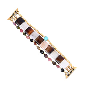 Midnight Bloom Turmalin Stretch Apple Watch Armband