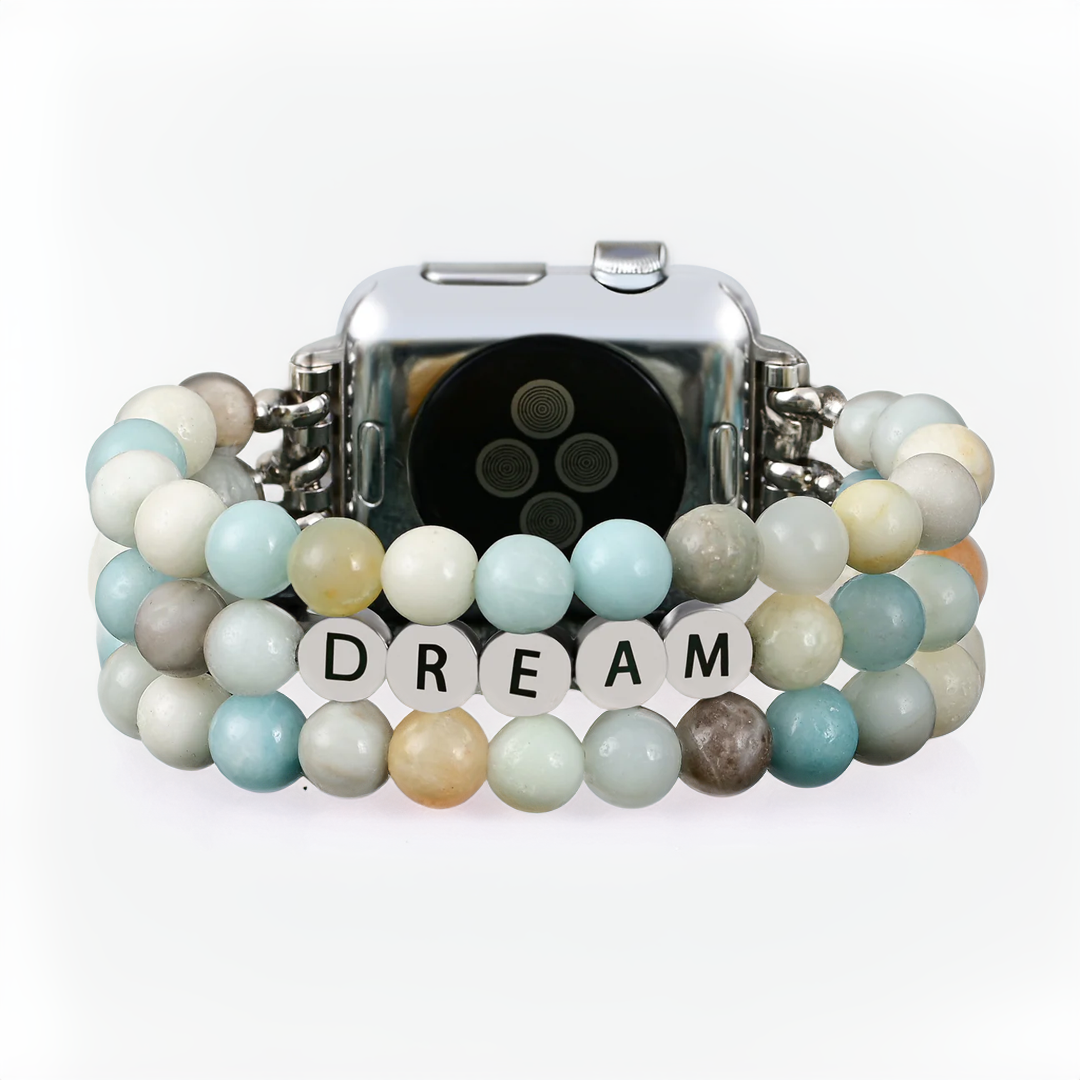 Bracelet Apple Watch Inspiration Rêve Amazonite