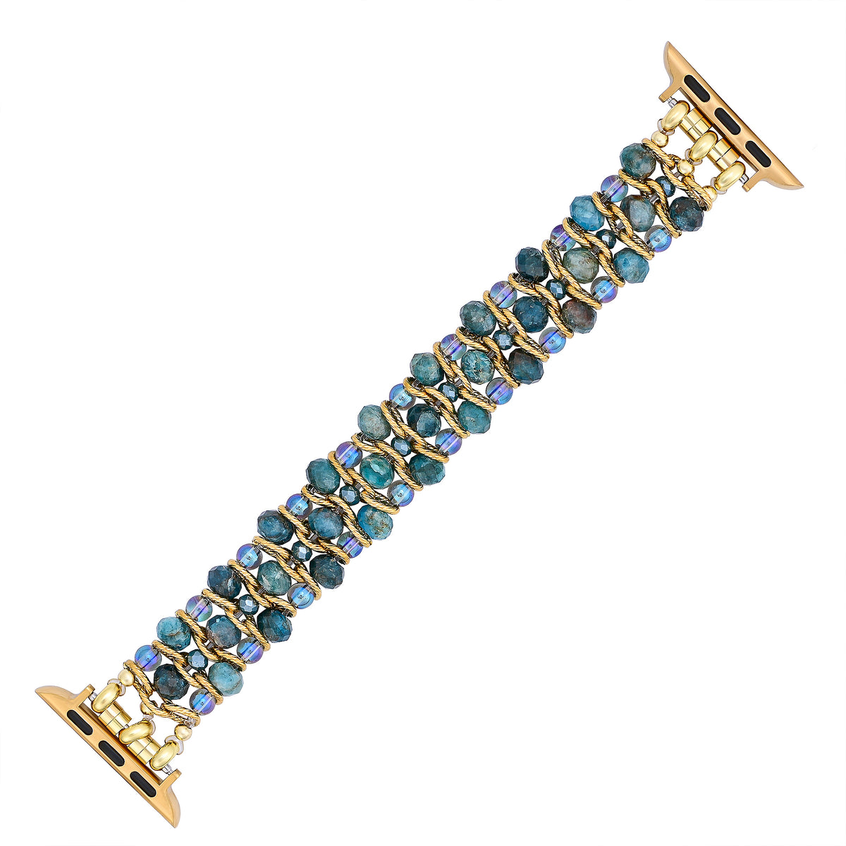 Bracelet tressé extensible Crystal Shores pour Apple Watch