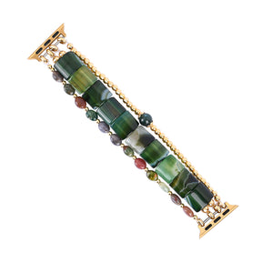 Wild Grace Achat Stretch Apple Watch Armband