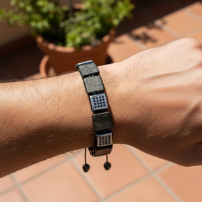 Bracelet en pyrite pour homme