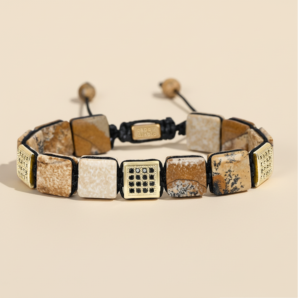 Herren Picture Stone Armband