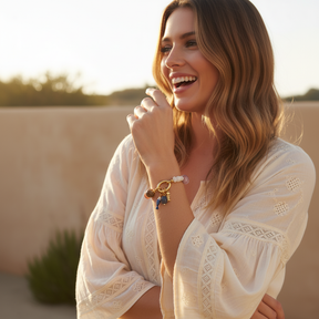 Amethyst Gezeiten Charm Armband