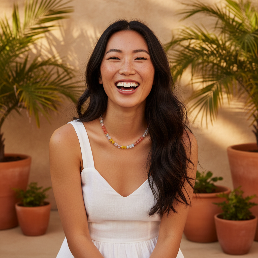 Halskette Golden Ember