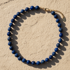 Collier ras-de-cou Lapis-lazuli de minuit