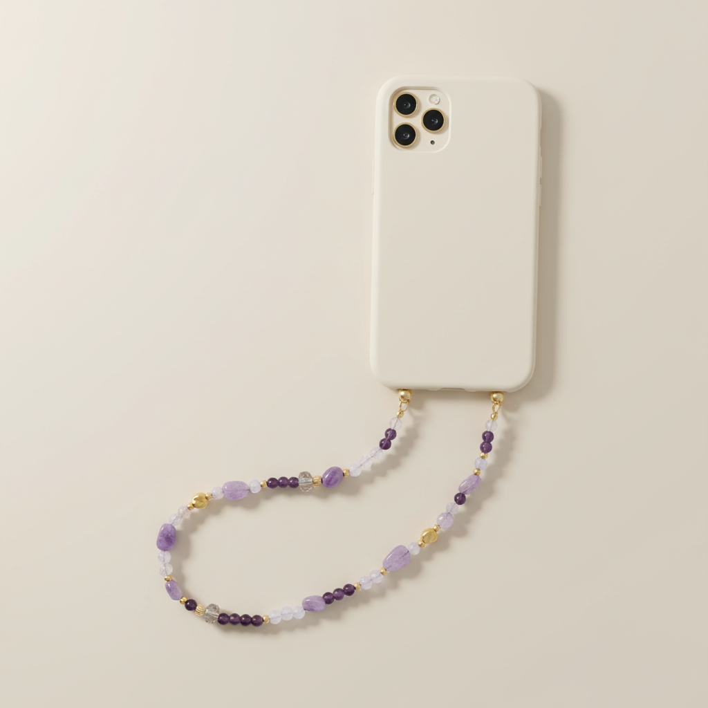 Chaîne de téléphone Amethyst Glow