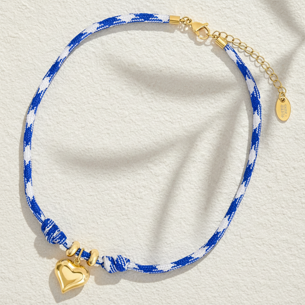 Ozean Herz Halskette