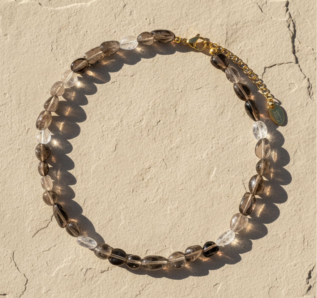 Obsidian Kristall Harmonie Halskette