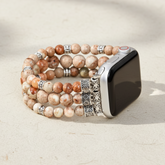 Bracelet Apple Watch en jaspe Imperial Earth