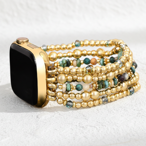 Goldene Oase Dehnbares Apple Watch Armband