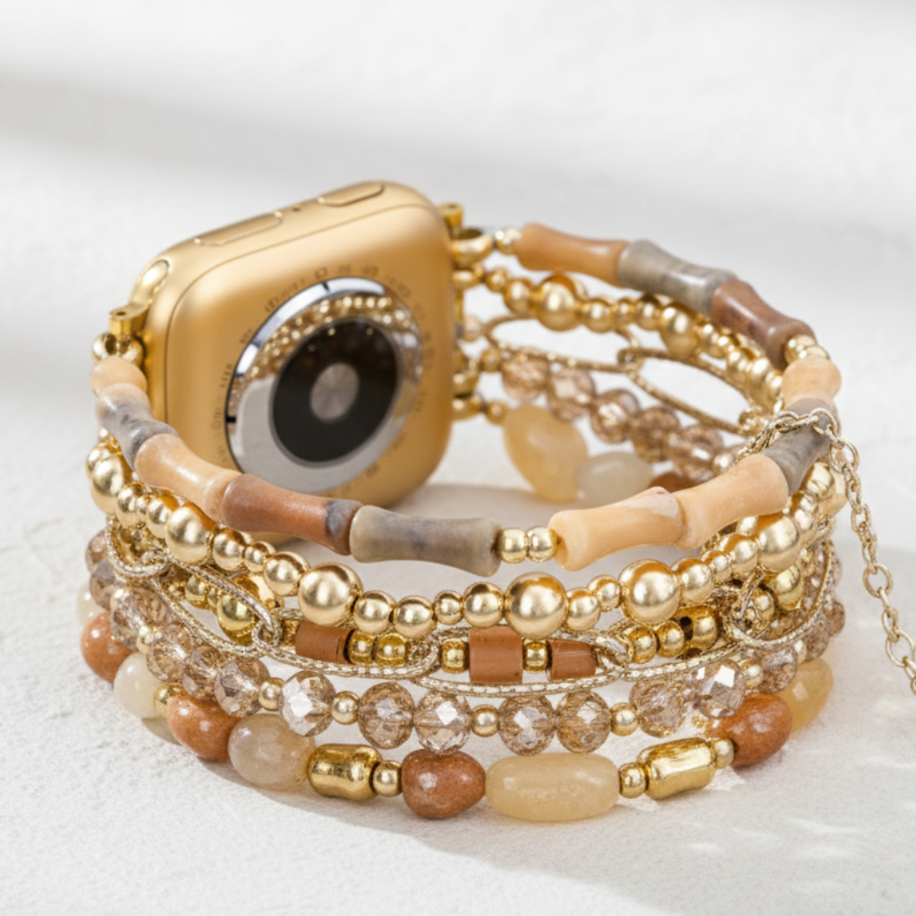 Sahara-Sonnenuntergang Dehnbares Armband für Apple Watch