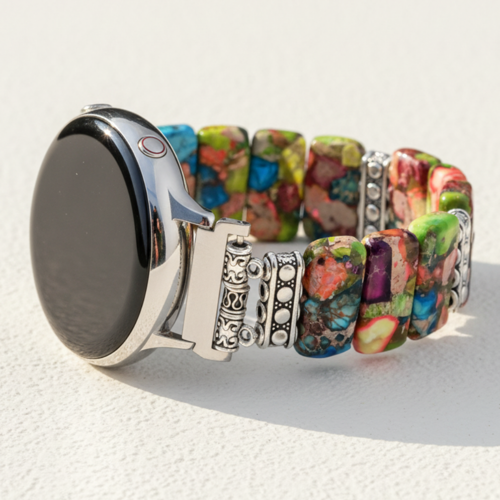 Bracelet de montre extensible Chic Flower Samsung Galaxy