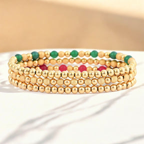 Festliches Weihnachts-Eleganz-Armband-Set