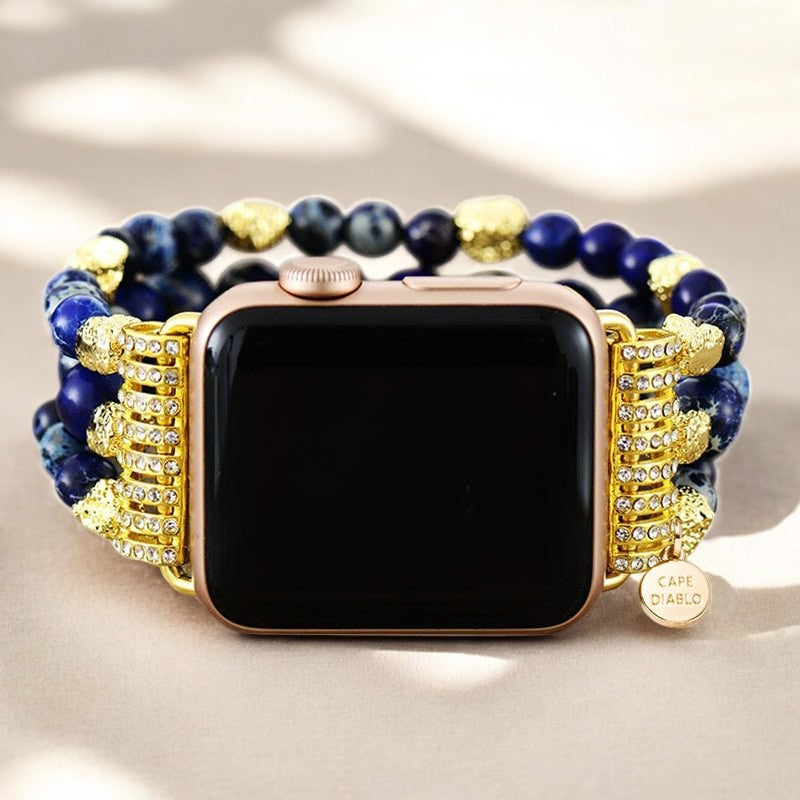 Bracelet extensible royal Emperor Jasper pour Apple Watch