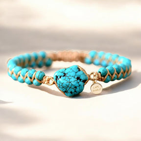 Ethnisches Türkis-Charme-Armband