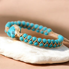 Ethnisches Türkis-Charme-Armband