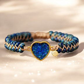 Bracelet Cœur Opale Amitié Éternelle
