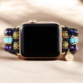 Bracelet Apple Watch turquoise gothique