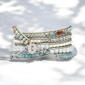 Bracelet Apple Watch en topaze guérissante