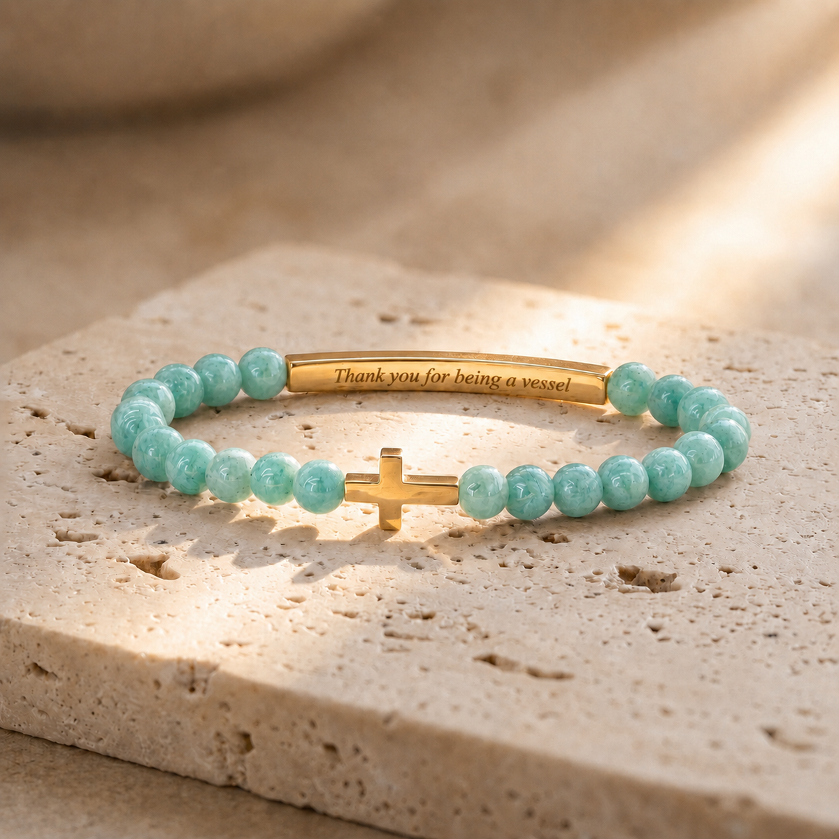 Armband „Danke, dass du ein Gefäß bist“ der Vessel Foundation