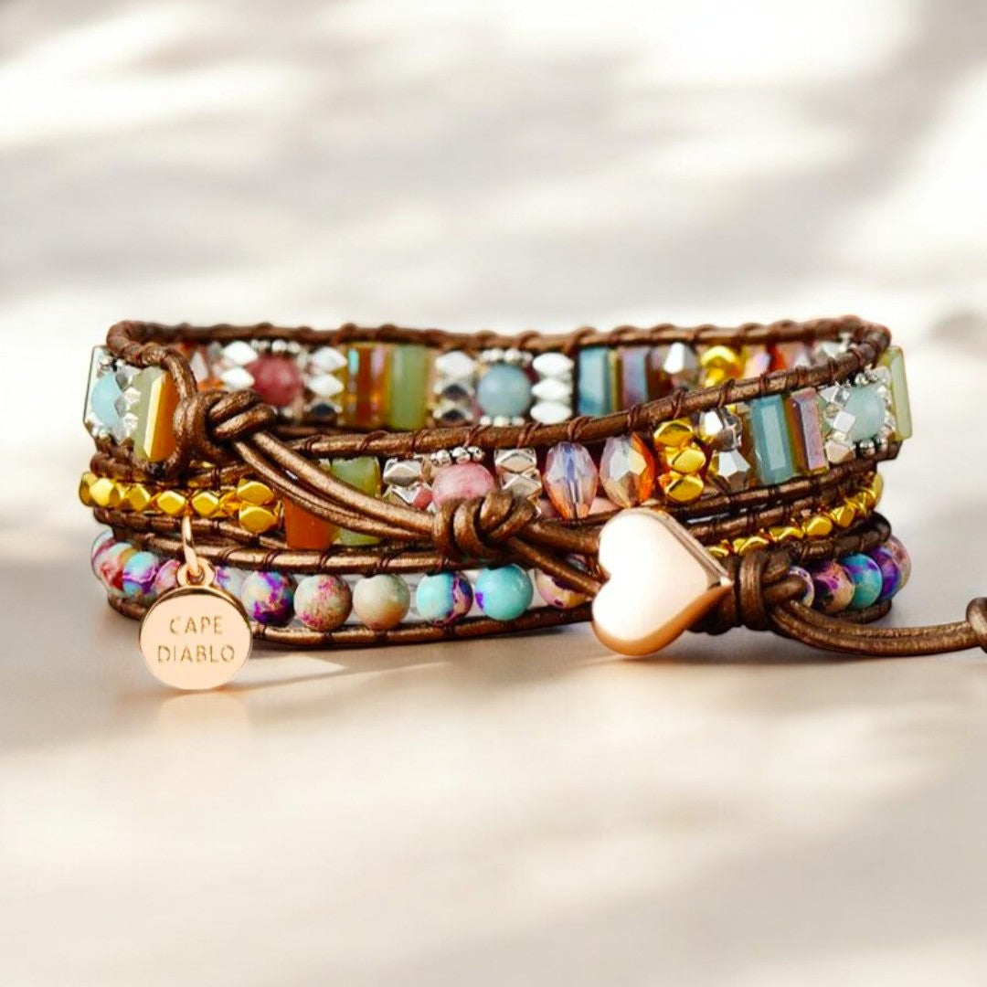 Bracelet enveloppant de protection du cœur impérial