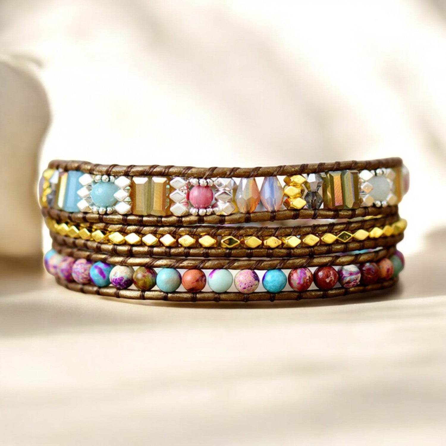 Bracelet enveloppant de protection du cœur impérial