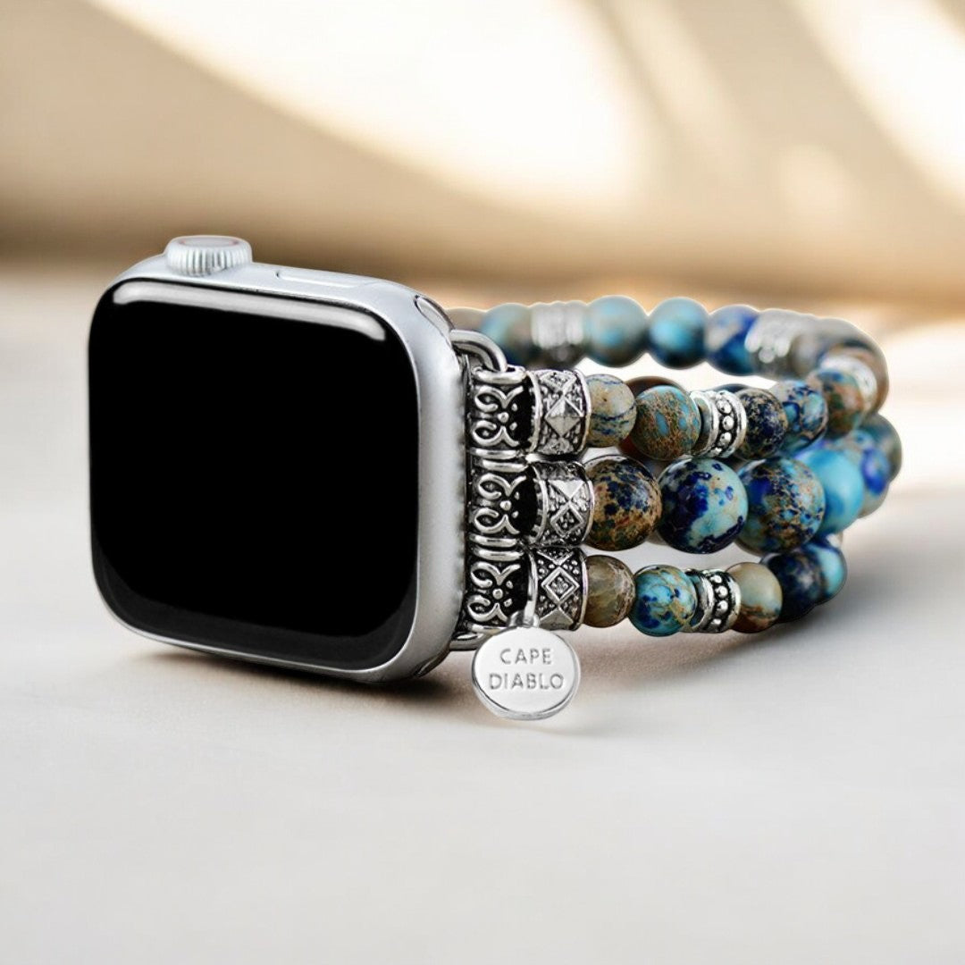 Stretch-Armband Apple Watch im Imperial-Jaspis-Stil