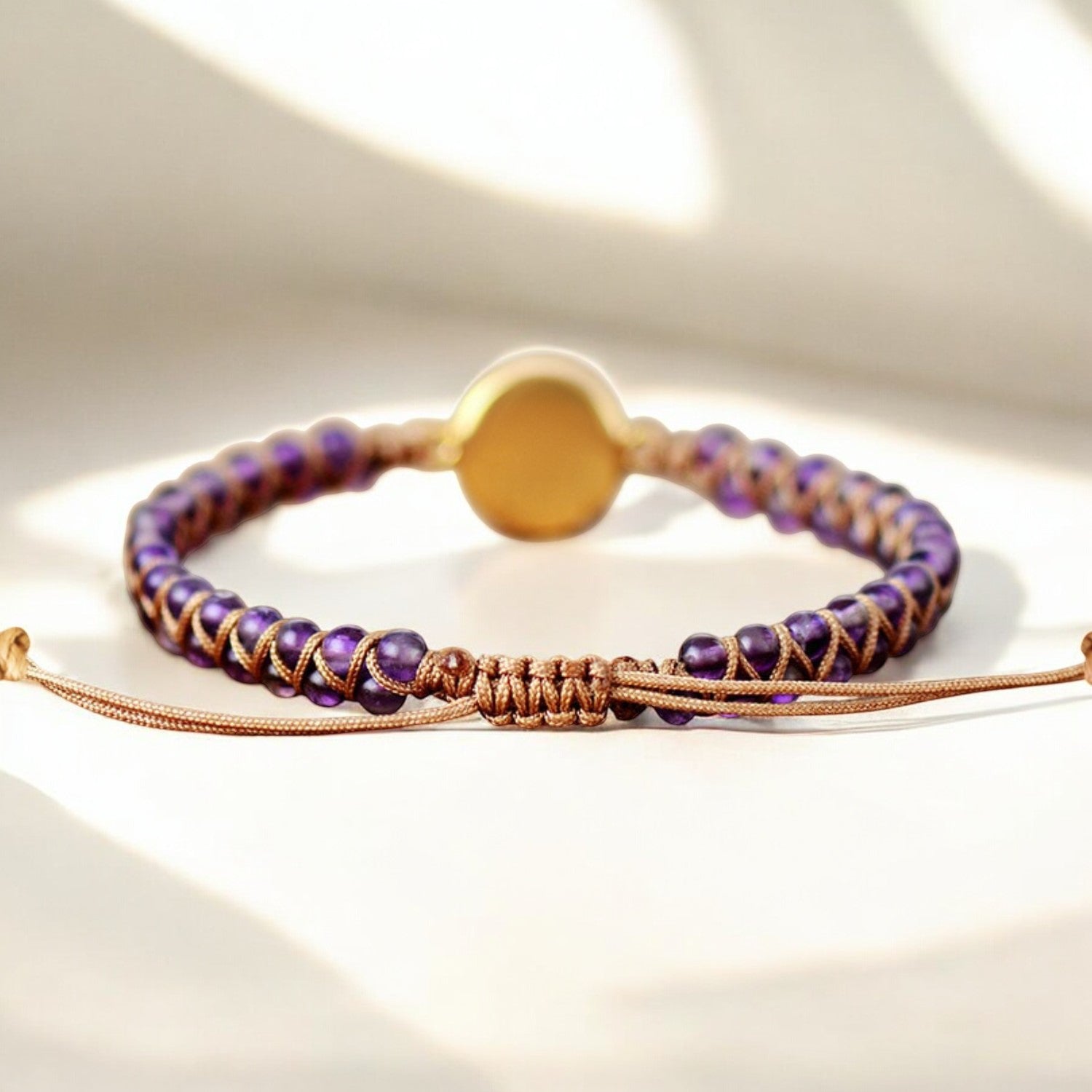 Bracelet de guérison intense en améthyste