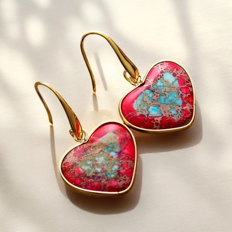 Boucles d'oreilles de protection d'amour intense