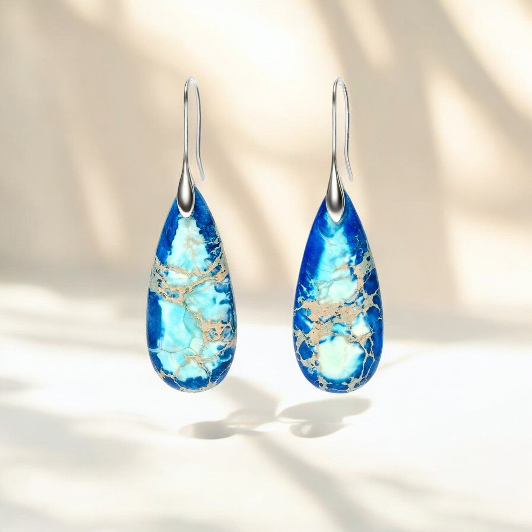 Boucles d'oreilles Intense Énergie Océanique