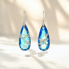 Boucles d'oreilles Intense Énergie Océanique