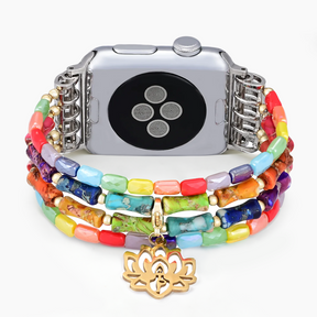 Lotus-Chakra-Stretch-Apple-Watch-Armband