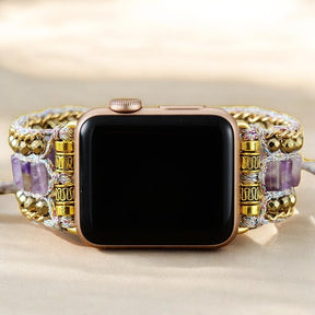 Bracelet Majestueux Améthyste Apple Watch