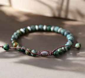 Afrikanisches Türkis-Ragnar-Armband für Herren