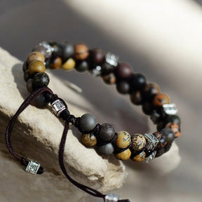 Herren Charmantes Jasper Armband