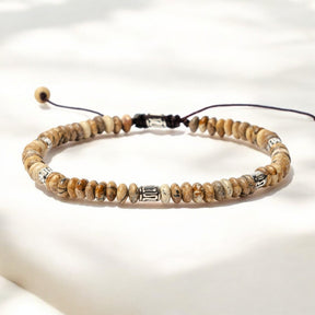 Herrenarmband aus tibetischem Jaspis