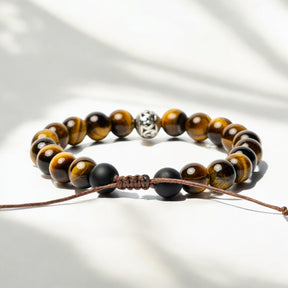 Tibetisches Tigerauge-Armband für Herren