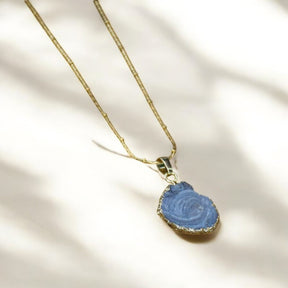 Collier en pierre d'agate naturelle