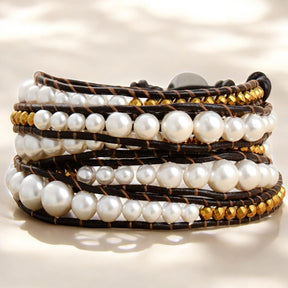 Perlen-Schutz-Wickelarmband